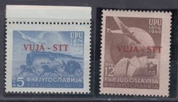 Italy Yugoslavia Trieste Zone B, UPU 1949 Mi#22-23, Sassone#17-18 Mint Never Hinged - Mint/hinged