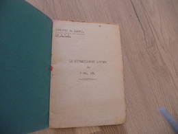 Troupe Du Maroc 5 ème R.T.M. Rare Plaquette La Mitrailleuse Lourde 7.62 Secret 6 Pages - Documentos