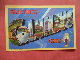 Greetings From  Columbus    Ohio > Columbus   Ref  3868 - Columbus