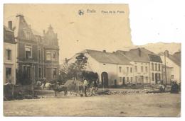 CPA ANIMEE ETALLE, ANIMATION PLACE DE LA POSTE, PROVINCE DE LUXEMBOURG, BELGIQUE - Etalle