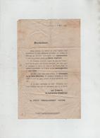 Voiron 1908 élections Municipales Liste Béridot Comité De Concentration Républicaine Politique - Non Classés