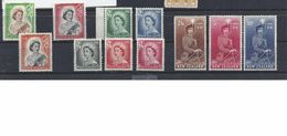 Nieuw-Zeeland Q ELISABETH DEFINITIFS (1953-58) POSTFRIS En Plakker X Mnh/mh - Unused Stamps