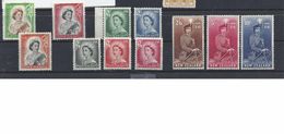 Nieuw-Zeeland Q ELISABETH DEFINITIFS (1953-58) POSTFRIS En Plakker X Mnh/mh - Ongebruikt