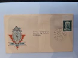 AUSTRALIAN ANTARCTIC TERRITORY  /  FIRST DAY COVER  ( Timbre Vert  MAWSON , 1911 ) /  Cachet De BRISBANE (1961 ) - FDC