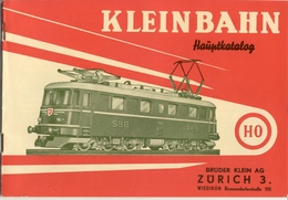 Catalogue KLEINBAHN 1959 Haupt-Katalog - Schweizer Ausgabe Preis CHF - Duits