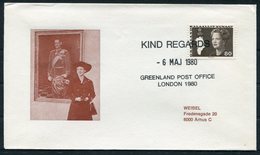 1980 Greenland GB London Philatelic Exhibition Cover. Slania - Brieven En Documenten