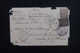 DAHOMEY - Carte Postale De Porto Novo Pour La France En 1905 Via Lagos , Dans L 'état - L 51789 - Covers & Documents