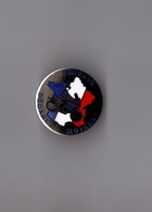 Pin's Police / Amicale Douanes Motards (EGF Argenté) Diamètre: 2,9 Cm - Police