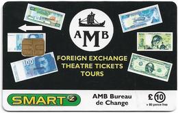 UK - NWP/SmartZ - AMB Foreign Exchange - NWP019 - 10£, 10.000ex, Used - Bedrijven Uitgaven