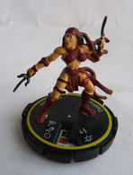 FIGURINE HEROCLIX MARVEL ELEKTRA Rareté 2 Socle Jaune (1) - Marvel Heroes