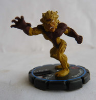 FIGURINE HEROCLIX MARVEL SABRETOOTH Rareté 3 Socle Bleu - Marvel Heroes