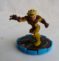 FIGURINE HEROCLIX MARVEL SABRETOOTH Rareté 4 (2)  Socle Rouge - Marvel Heroes