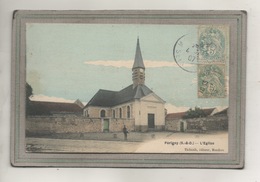 CPA - (94) PERIGNY - Aspect Du Quartier De L'Eglise En 1907 - Carte Colorisée - Perigny