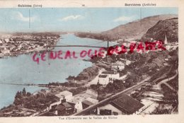 07- SERRIERES- VUE D' ENSEMBLE SUR LA VALLEE DU RHONE- SABLONS-  - ARDECHE - Serrières