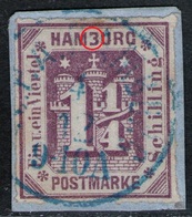 StPA Hamburg Auf 1 1/4 Shillinge Grauviolett - Hamburg Nr. 20 Abart I - Kabinett - Hamburg