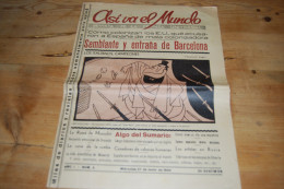Asi Va El Mundo Revista De La Prensa Universal N°4 (1934) Barcelone, Mussolini, Masaryk, Carl N. Taylor, Rumba, Turquie - [1] Tot 1980