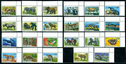 Cook Islands 1992 Tiger,Mandrill,Gorilla,Wale,Chimp,Lemur,Owl,Falcon,M.1341,MNH - Scimpanzé