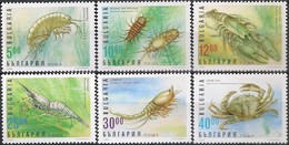 BULGARIA - COMPLETE SET CRUSTACEANS 1996 - MNH - Crustaceans