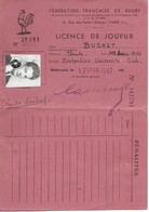 Rugby, Federation Française, Licence De Joueur, Montpellier Université Club, 1947    (bon Etat) - Rugby