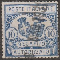 Italia 1928 Recapito Autorizzato 10 Cent. D.14 (o) Vedere Scansione - Otros & Sin Clasificación