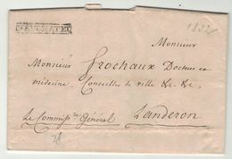 Suisse // Schweiz // Switzerland //  Préphilatélie  // Lettre Au Départ De Neuchâtel Pour Le Landeron - ...-1845 Préphilatélie