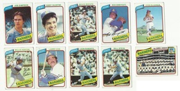 1980 TOPPS BASEBALL CARDS – SEATTLE MARINERS – MLB – MAJOR LEAGUE BASEBALL – LOT OF TEN - Lotes