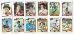 1980 TOPPS BASEBALL CARDS – MINNESOTA TWINS – MLB – MAJOR LEAGUE BASEBALL – LOT OF TWELVE - Konvolute