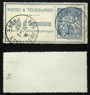 TELEPHONE N° 24 25c Bleu TB Cote 5€ - Telegraphie Und Telefon