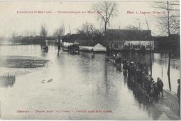 Hamme.   -    Départ Pour Drij Goten.  -   Overstroming 1906 - Hamme