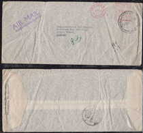 New Zealand 1947 Meter Airmail Cover To RANGOON Birma Myramar - Covers & Documents