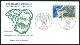 AFARS ET ISSAS FDC 1976 - Obl. 1er Jour Sur Yv. 419 Centenaire Du Téléphone  ..Réf.AFA23352 - Briefe U. Dokumente