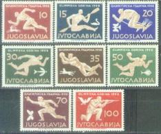 YU 1956-804-12 OLY MELBURNE, YUGOSLAVIA. 1 X 8v, MNH - Sommer 1956: Melbourne