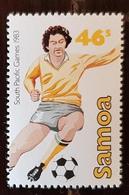 SAMOA Football. Soccer ** MNH. 1 Valeur  Dentelée  Emise En 1983 ** MNH - Neufs