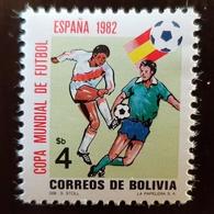 BOLIVIE Football. Soccer. Coupe Du Monde ESPANA 82. 1 Valeur Dentelée  Emise En 1982 ** - 1982 – Spain
