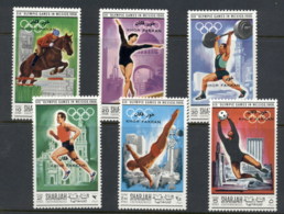 Khor Fakkan 1968 Mi#171-176 Summer Olympics Mexico City MUH - Khor Fakkan