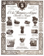 PUB CHOCOLATS " LA MARQUISE De SEVIGNE "   1911 ( 15 ) - Chocolat