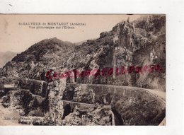 07 - ST SAUVEUR- SAINT SAUVEUR DE MONTAGUT-   VUE PITTORESQUE SUR L' ERIEUX  - ARDECHE - Autres & Non Classés