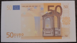 Imitatie-bankbiljet 50 Euro - Speelgeld - 5,50 X 9,50 Cm - Zonder Classificatie