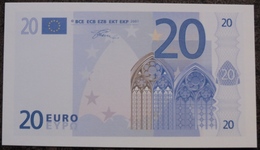 Imitatie-bankbiljet 20 Euro - Speelgeld - 5,50 X 9,50 Cm - Zonder Classificatie