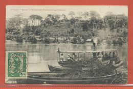 CONGO CARTE POSTALE TIMBREE DE 1906 DE LOANGO - Covers & Documents