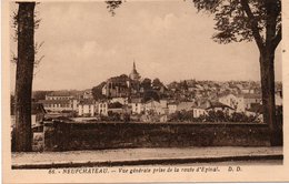 CPA NEUFCHATEAU - VUE GENERALE PRISE DE LA ROUTE D'EPINAL - Neufchateau