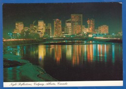 Canada; Calgary; Bow River Night Reflections - Calgary