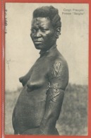 CONGO CARTE POSTALE DE 1911 DE BANGUI POUR TALENCE FRANCE - Covers & Documents