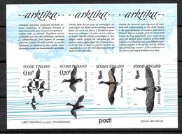 FINLAND- 2017- MIGRATORY BIRDS OF ARCTIC- SELF ADHESIVE -MNH SHEETLET- - Blocs-feuillets