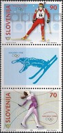 SLOVENIA - TRIPTYCH NAGANO'98 WINTER OLYMPIC GAMES 1998 - MNH - Winter 1998: Nagano