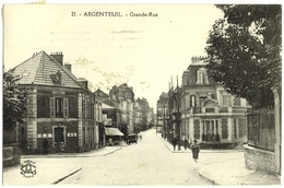 CPA DE ARGENTEUIL  (VAL D' OISE)  GRANDE - RUE - Argenteuil