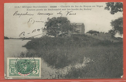 GUINEE CARTE POSTALE TIMBREE DE 1910 DE SIGUIRI POUR SARLAT FRANCE - Cartas & Documentos