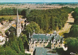 SAINT-JULIEN-L'ARS. -  Vue Aérienne - Le Prieuré. CPM - Saint Julien L'Ars