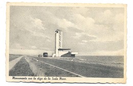 Den Oever, Afsluitdijk, Monumento Sur La Digo De La Suda Maro  (Esperanto)   (met Censuurstempel)    3 X Scan - Den Oever (& Afsluitdijk)