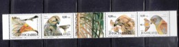 Yugoslavia 1994 Birds Mi#2647-2650 Strip, Mint Never Hinged - Unused Stamps